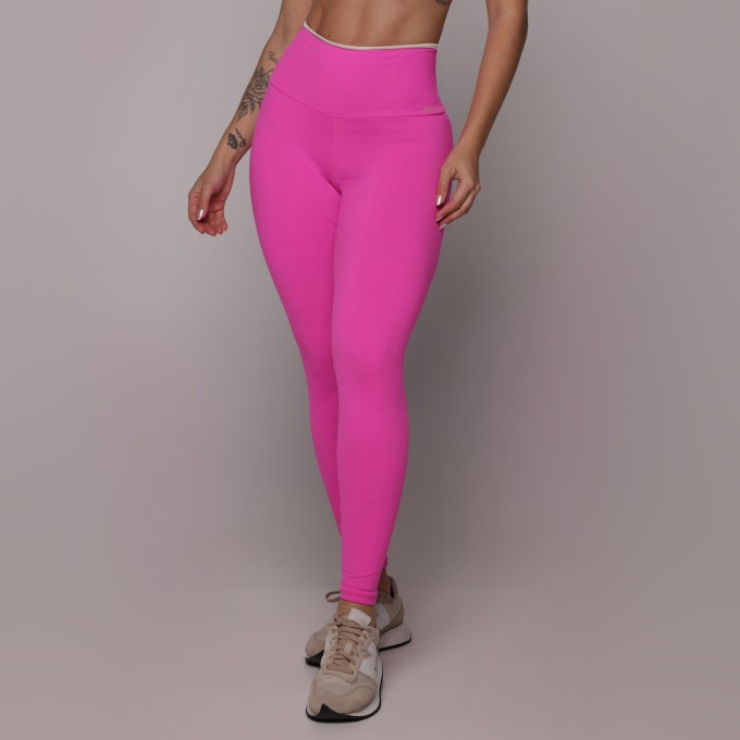 LEGGING HEART ROSA NEON