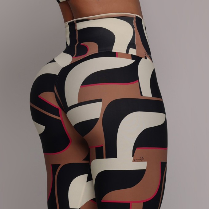 LEGGING HEART BICOLOR CURVE EXCLUSIVA