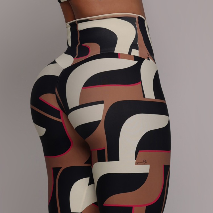 LEGGING HEART BICOLOR CURVE EXCLUSIVA