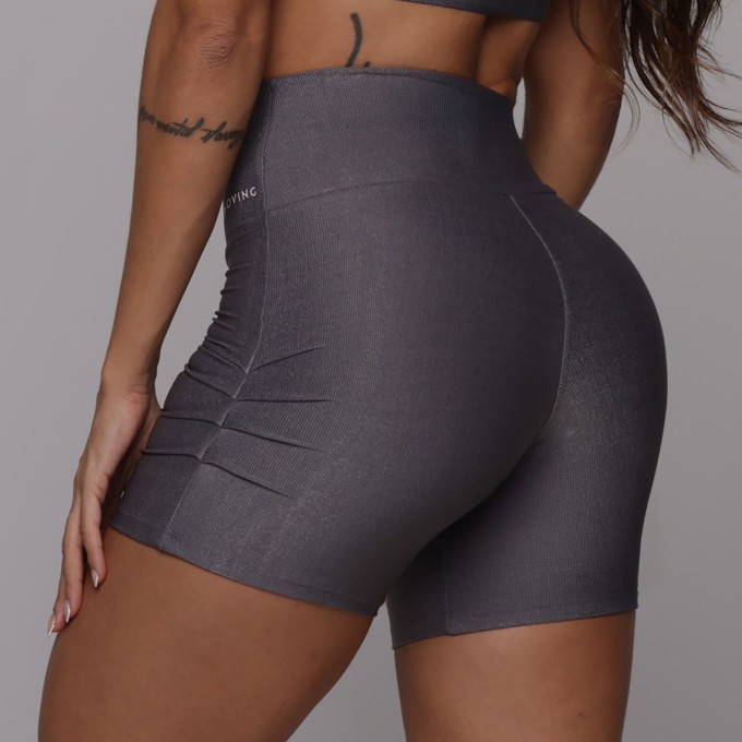 SHORT CHICAGO GLOSSY CINZA CHUMBO