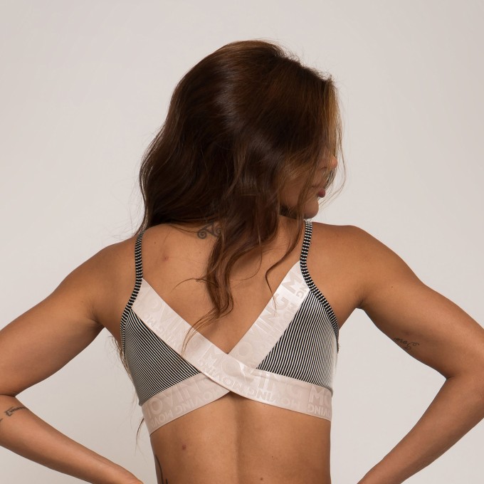 TOP MILANO JACQUARD LINES OFF-WHITE