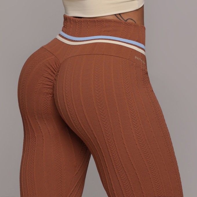LEGGING EMPINA BUMBUM JACQUARD BRAID CARVALHO
