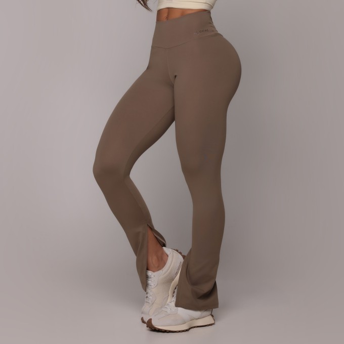 LEGGING FENDA CASTANHO