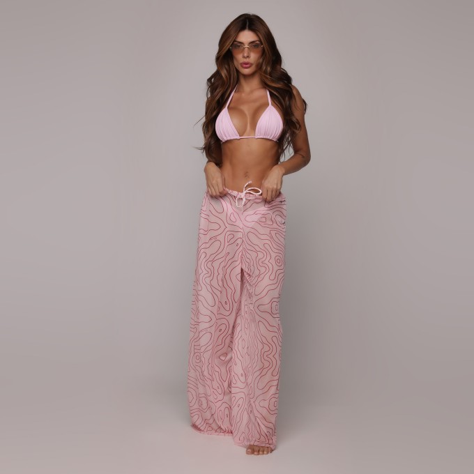 CALÇA PANTALONA DE TULE MARANGONI EXCLUSIVA