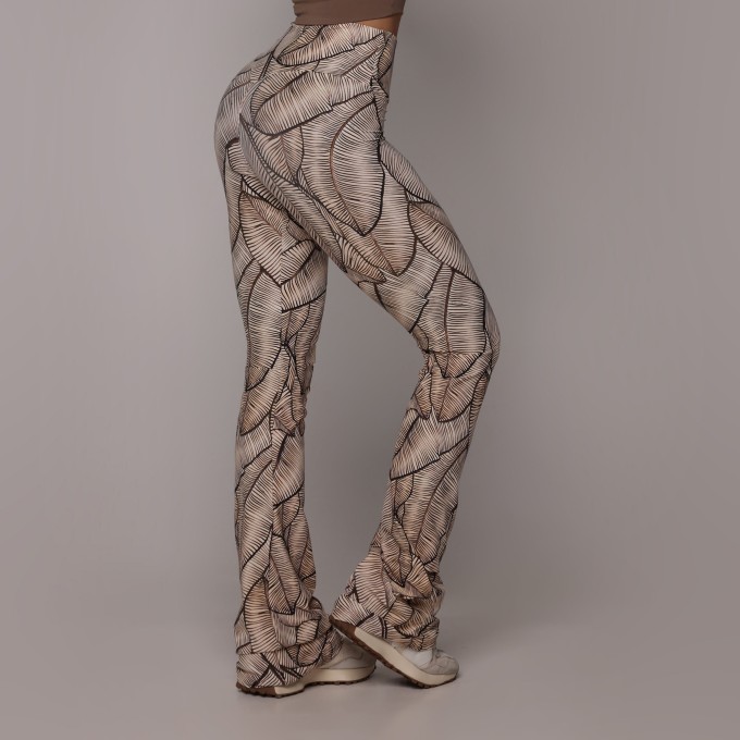 CALÇA FLARE COFFEA EXCLUSIVA
