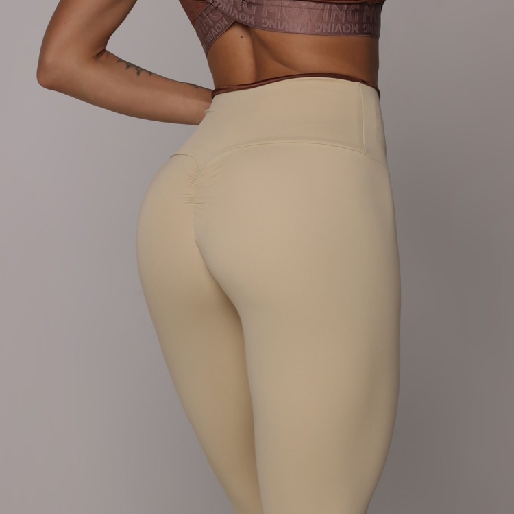 LEGGING BICOLOR EMPINA BUMBUM VANILLA