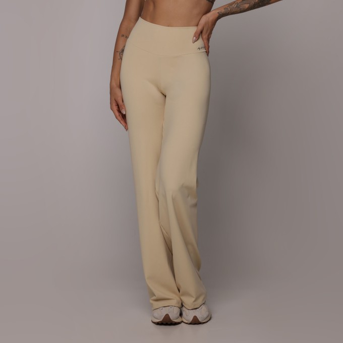 CALÇA WIDE LEG VANILLA