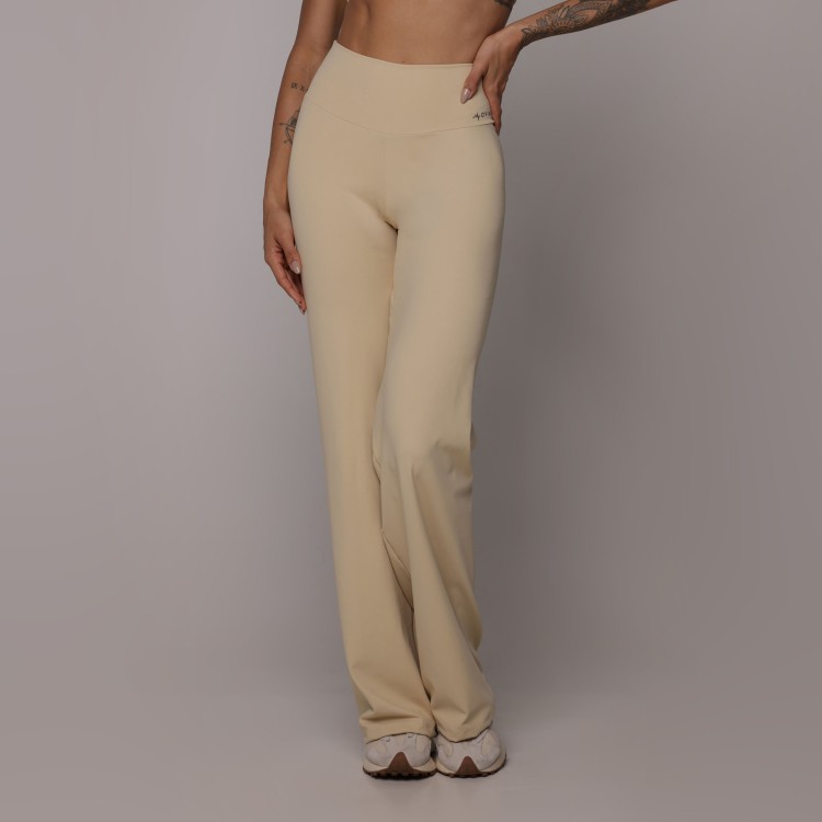 CALÇA WIDE LEG VANILLA