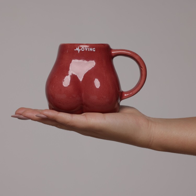 CANECA PUMP ROSÊ CERÂMICA